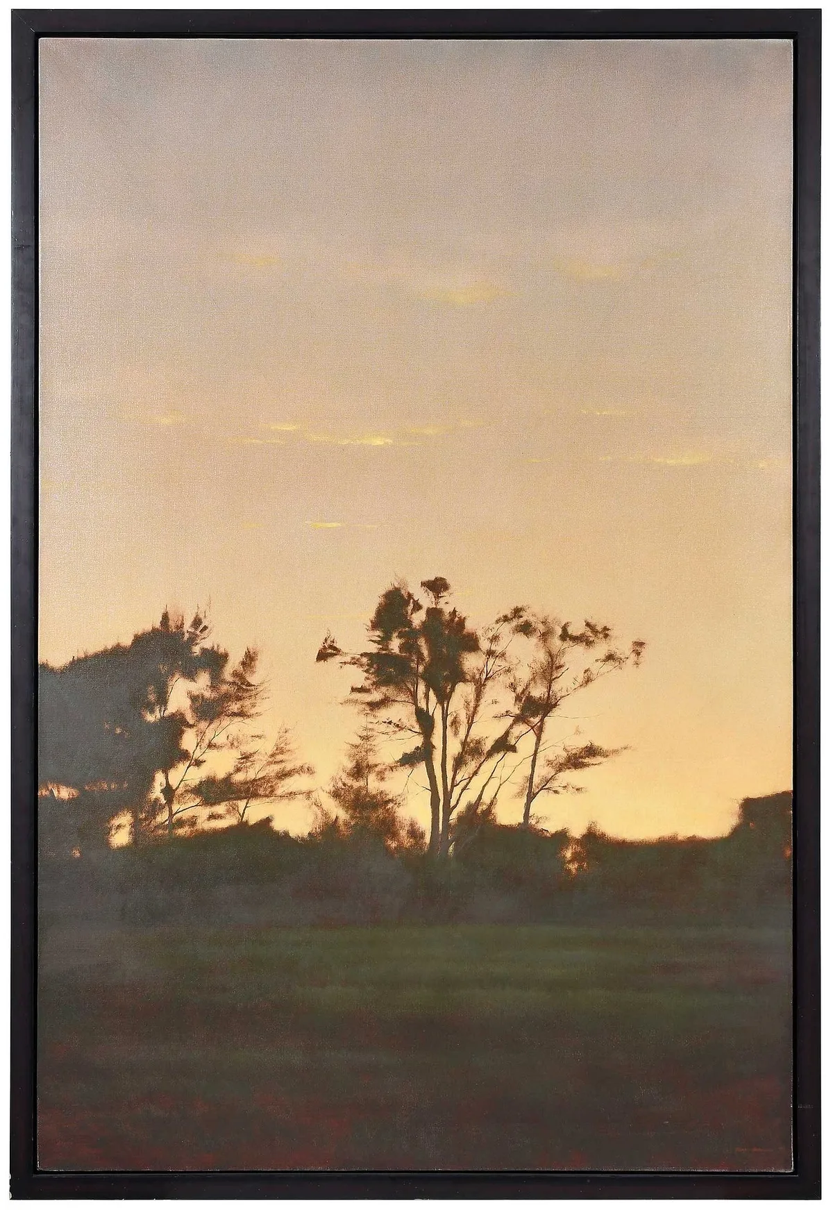 Landscape by Bruce Brainard, 1999, oil on canvas, sold Apr 2025