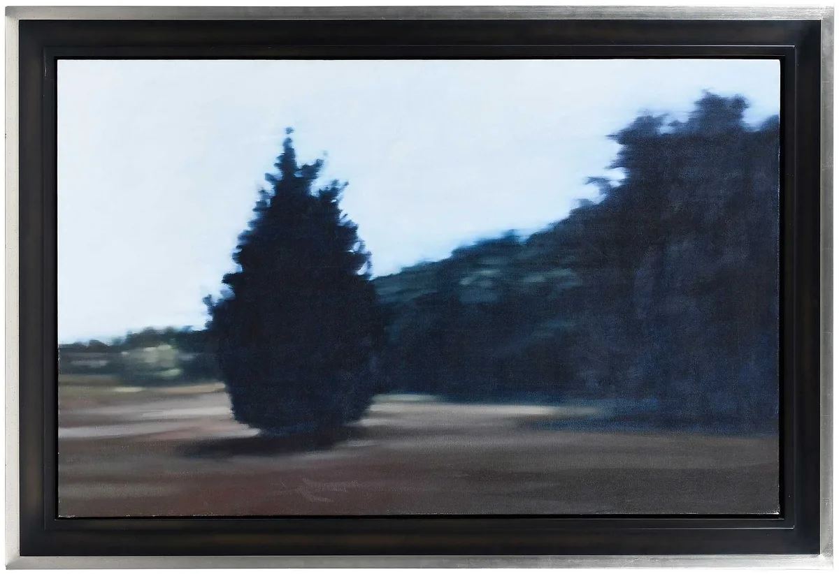 Peter Roux, Near A Red Barn, 1999, oil on canvas