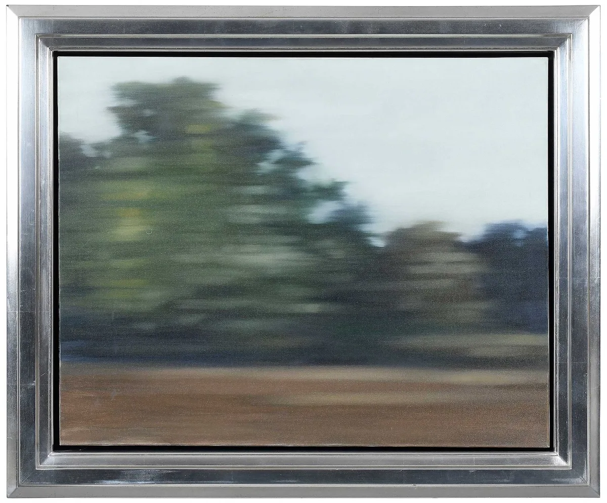 Row XX by Peter Roux, 1999, oil on canvas, sold Apr 2025