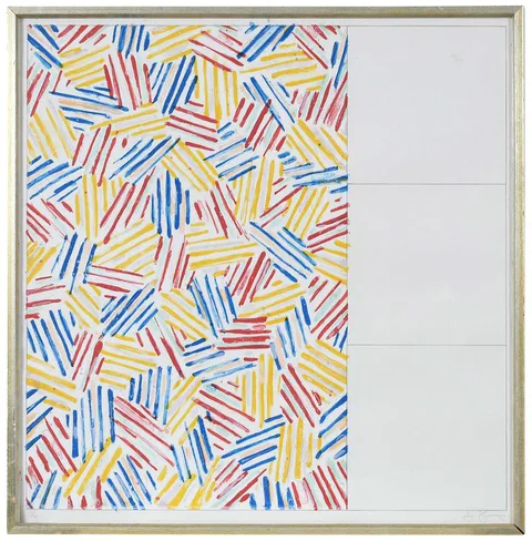 Jasper Johns, No. 1, 1975, lithograph on B.F.K. Rives wove paper