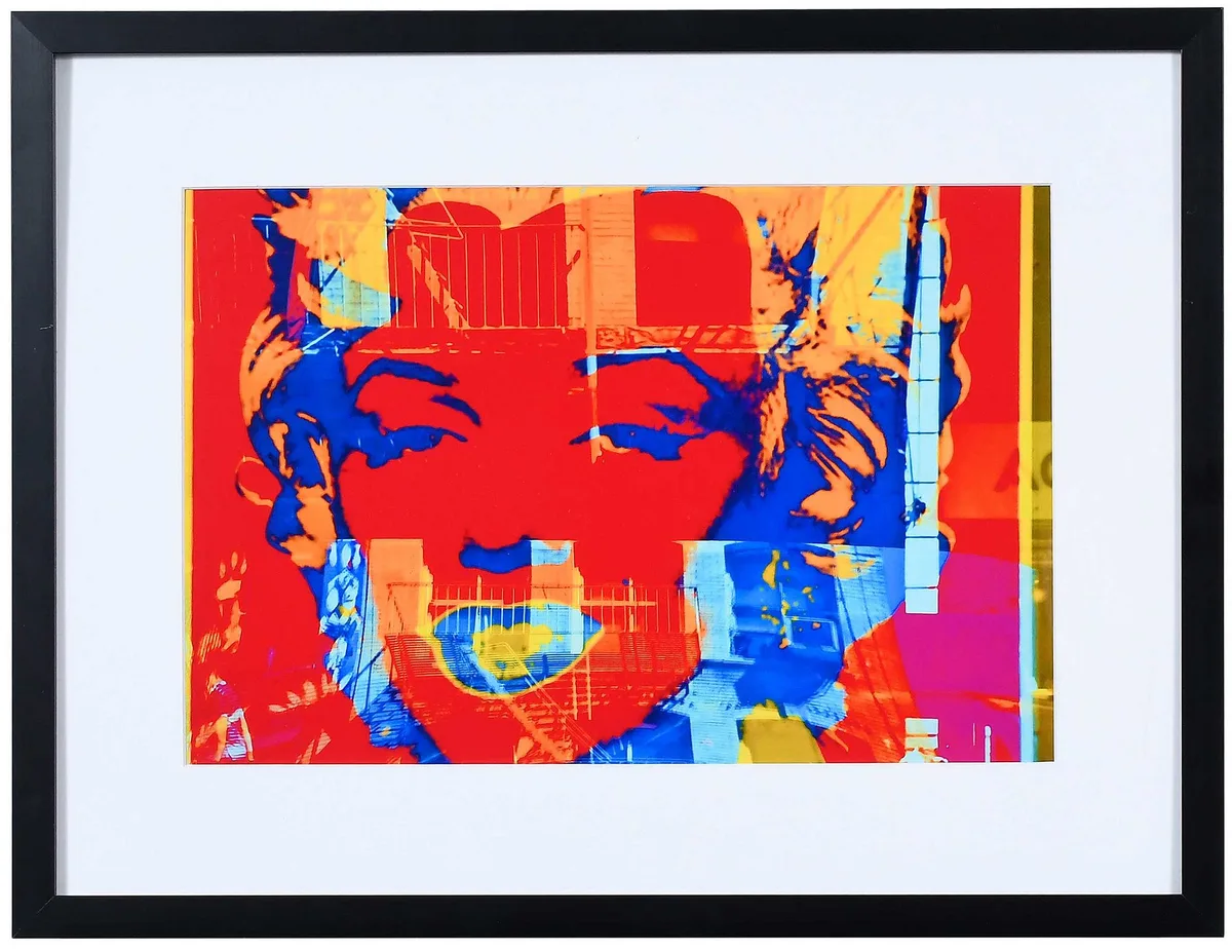 Patricia Tunnell, Red Marilyn, Reflections series, inkjet color print