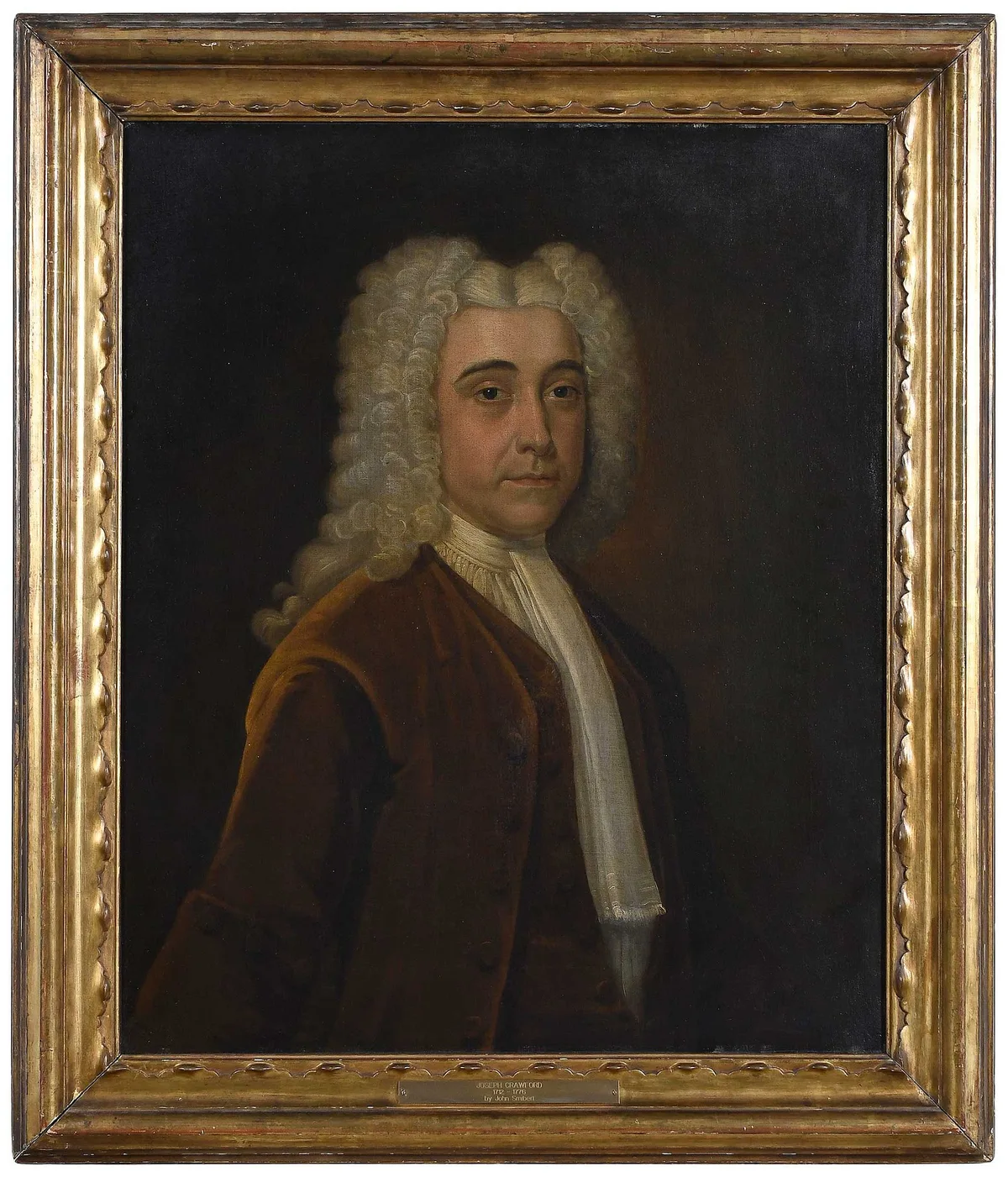 John Smibert, Portrait of Joseph Crawford, oil on canvas