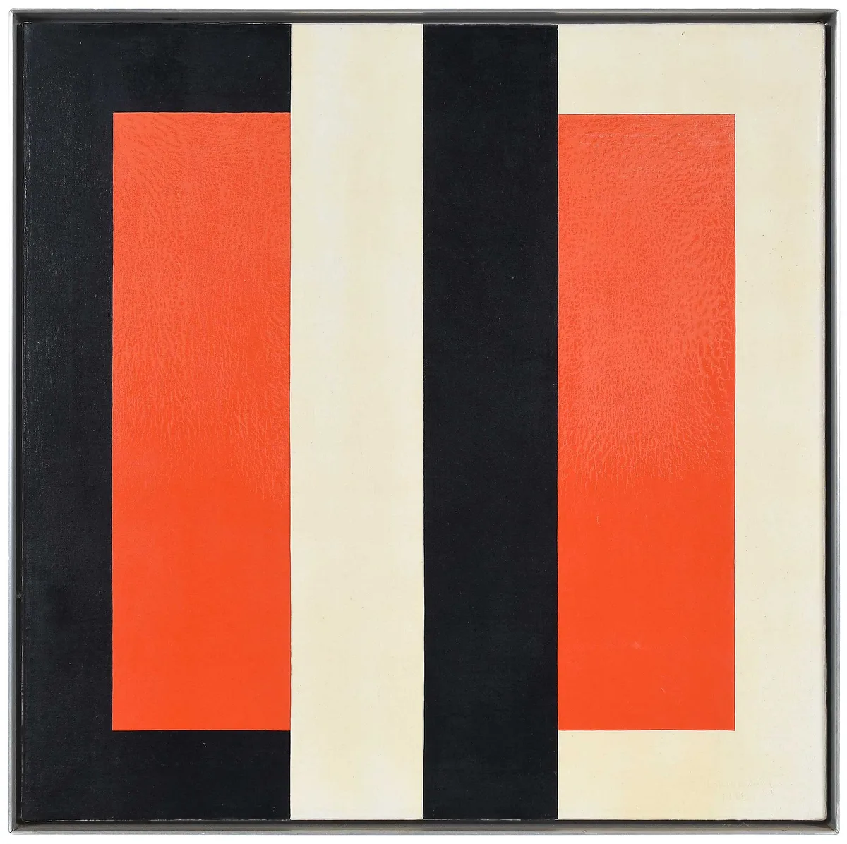 Proverb by Frederick Hammersley, oil on canvas, sold Oct 2024
