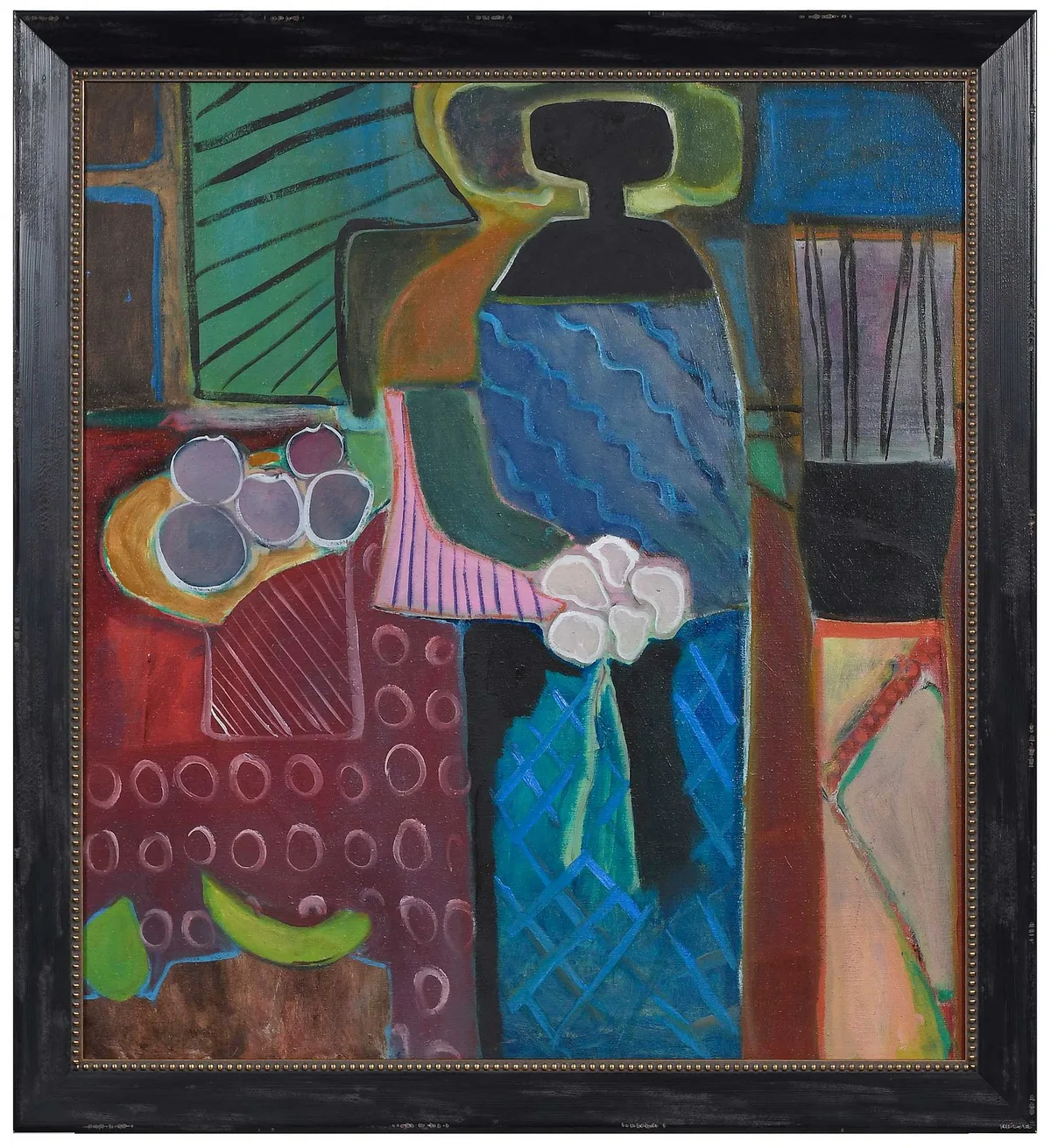 Muriel Ehrman-Mandel, Untitled Painting of an Interior, 1976, oil on canvas