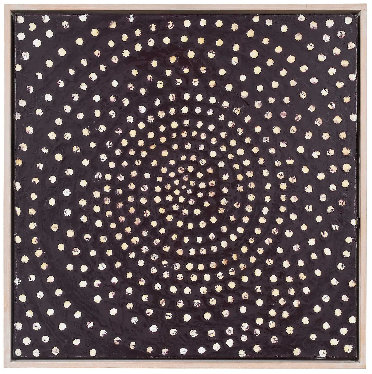 Dome by Ross Bleckner, 1993, oil and encaustic on canvas, sold Apr 2026