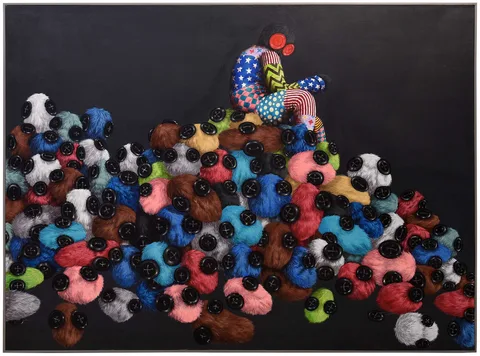 The Remaining by Suanjaya Kencut, 2017, acrylic on canvas, offered Apr 2026