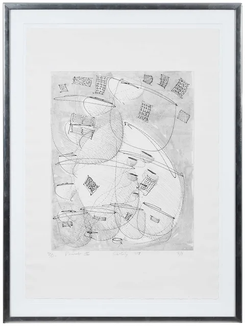 Untitled by Dale Chihuly Print, 1987, vitreograph on paper, offered Apr 2026