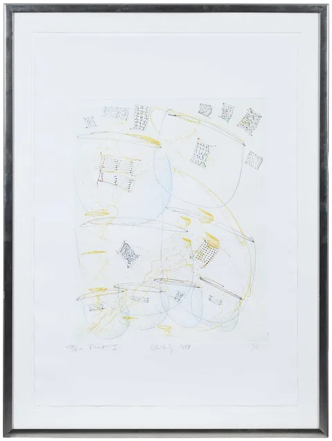 Untitled by Dale Chihuly Print, 1987, vitreograph on paper, offered Apr 2026
