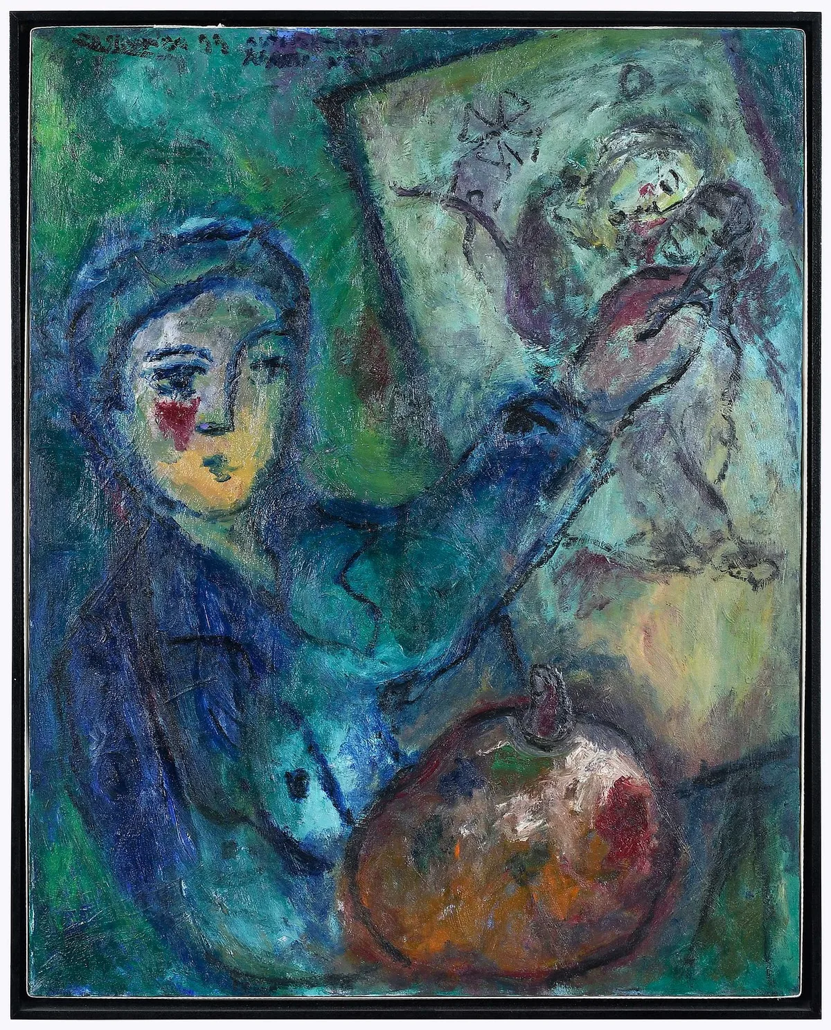 Jose Da Silveira, Autoportrait Before New York, 1998-1999, oil on canvas