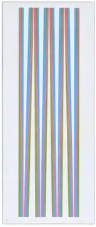 Bridget Riley, Elongated Triangles 4