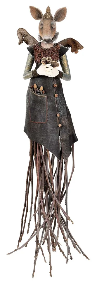 Akira Blount, Woodland Intelligence, 2003, mixed media construction