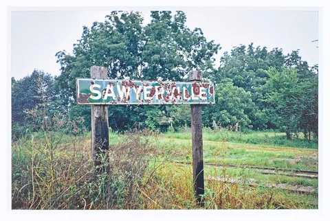 William Christenberry, Sign, Sawyerville, Alabama, 1973, archival pigment print