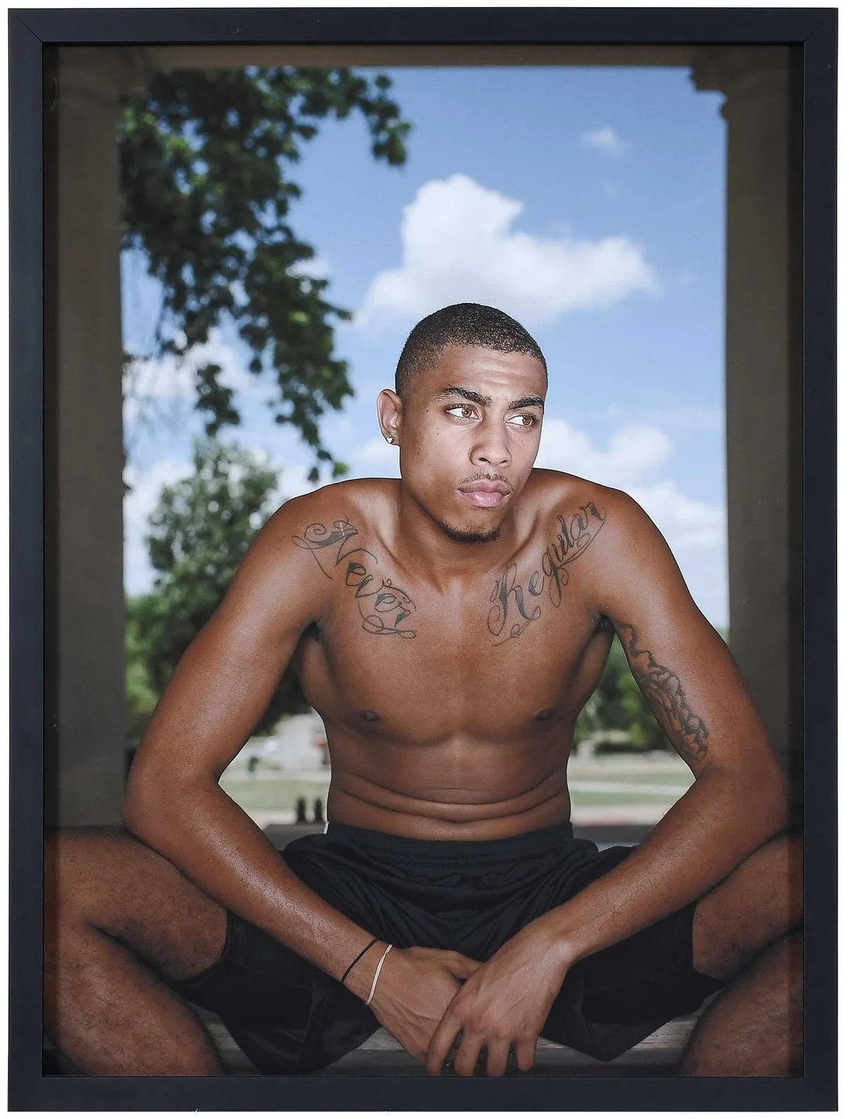 Anthony Francis, Shawn, Kansas City, Swope Park, 2018, archival pigment print on matte paper