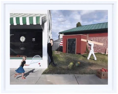 Homegrown Food by Julie Blackmon, 2012, archival pigment print mounted to acrylic, sold Oct 2023