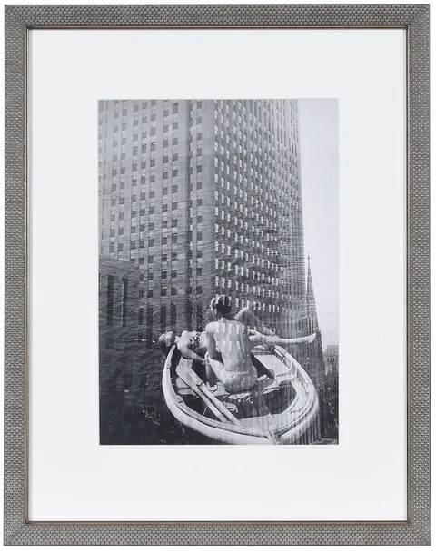 Maurice Tabard, New York dans ma barque (superimpression), 1948, silver gelatin print on matte paper