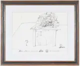 Saul Steinberg, Cat Under the Table