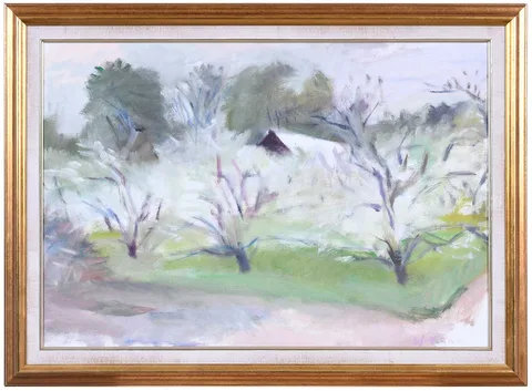 Wolf Kahn, 2nd Orchard Painting # 48, 1979, oil on canvas