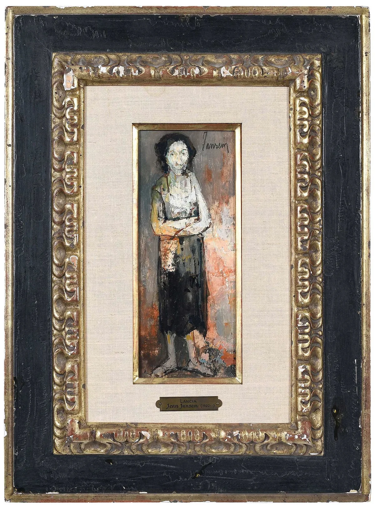 Lancia by Jean Jansem, oil on canvas, sold Oct 2023