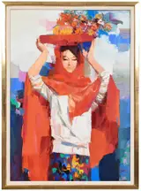 Nicola Simbari, Red Shawl