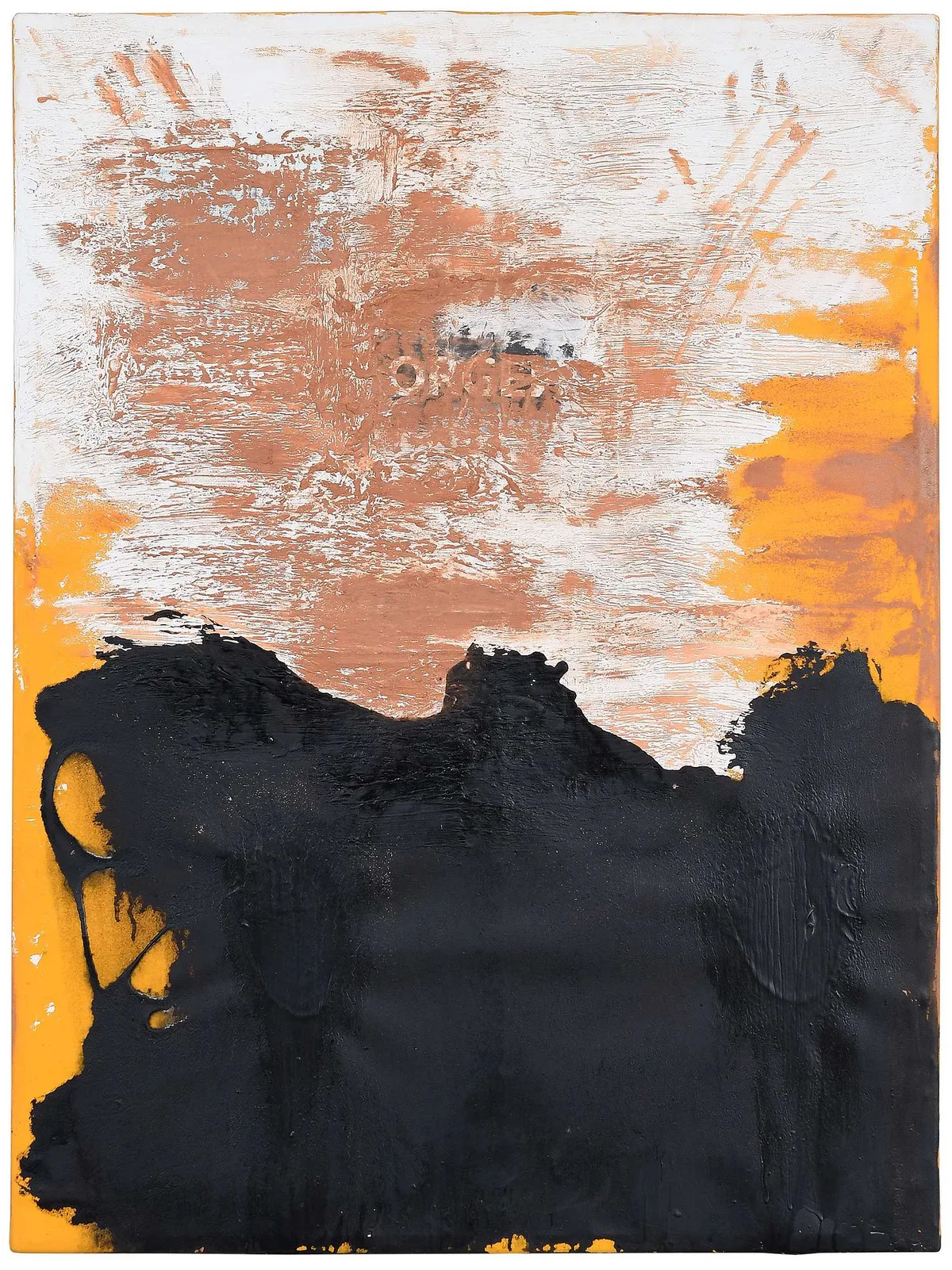 Johannes Barfield, Orgen, 2019, mixed media (red clay hand harvested from Winston Salem