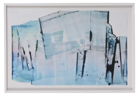 Ledger by Sarah Irvin, 2013, ink on yupo (synthetic paper), sold Oct 2023