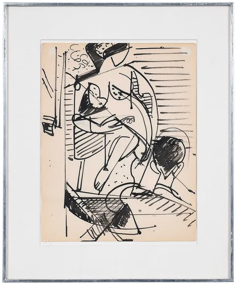 Hans Hofmann, Untitled, circa 1935, India ink on paper