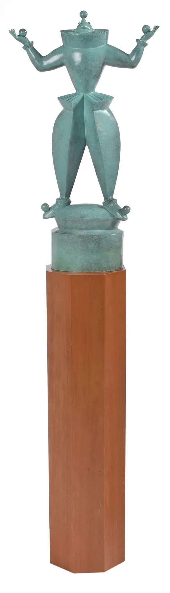 Juggler Clown by Marshall Fredericks, patinated bronze, sold Apr 2023