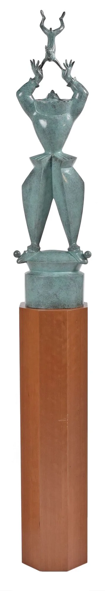 Acrobat Clown by Marshall Fredericks, patinated bronze, sold Apr 2023