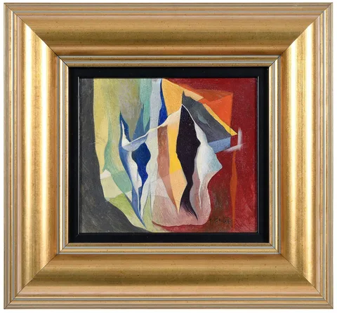Earl Horter, Wedding, tempera on Masonite