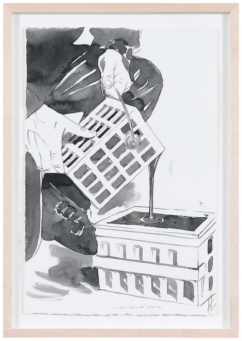 Alexandre Arrechea, Another Theory of Color, 2018, watercolor on paper