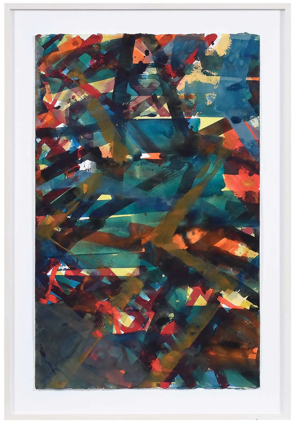 Javier Tapia, What was left of Jerry, 2016, watercolor on paper