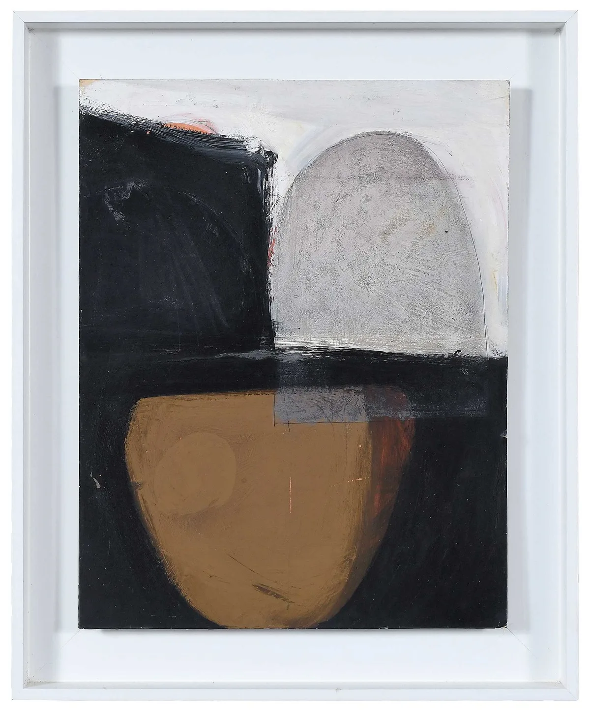 John Blackburn, Untitled, abstract composition, 1960, oil on board