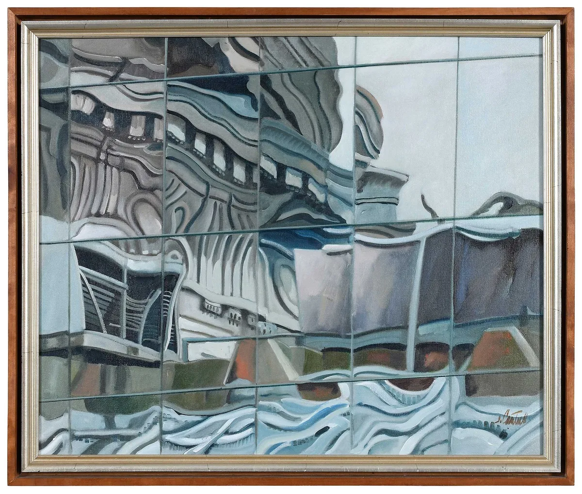 Jimmie Wilson Cantrell, Union Station, oil on canvas