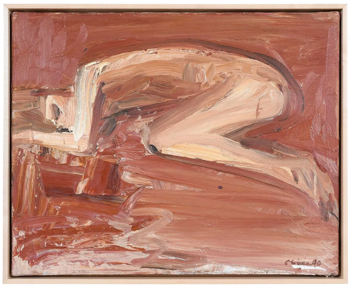 Imi Study #2 by Nathan Oliveira, 1989-2010, oil on canvas, sold Apr 2023
