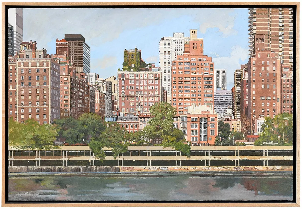 Robert Solotaire, Sutton Place Neighborhood, 2007, oil on canvas