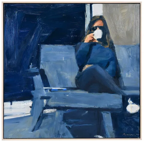 Ben Aronson, Writer, 1997, oil on board