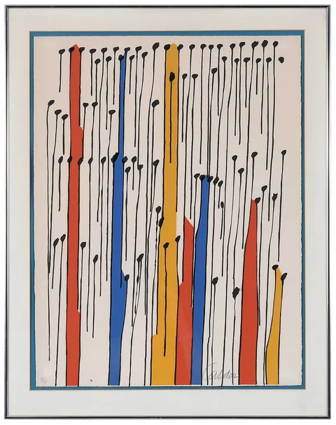 Alexander Calder Lithograph, Untitled, from Calder Magie Eolienne Eolienne, 1972, lithograph