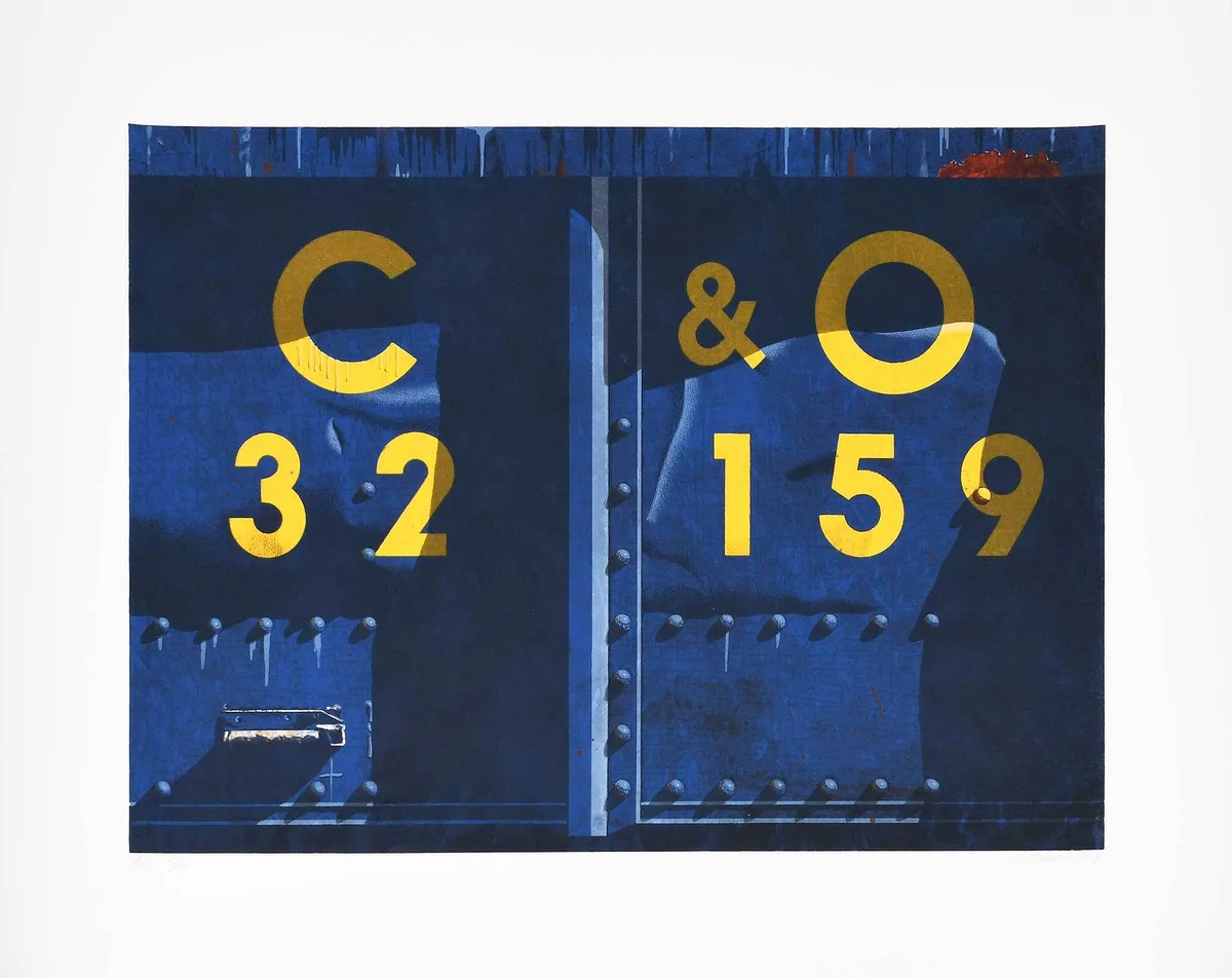 Robert Cottingham, C & O, 1989, lithograph on paper