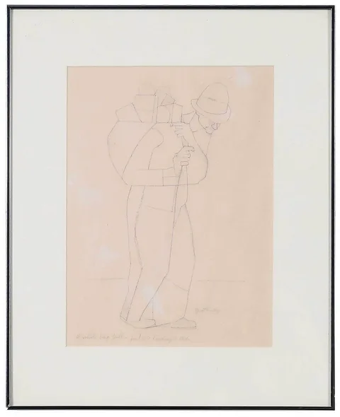 Robert Gwathmey, Sharecropper, graphite on paper