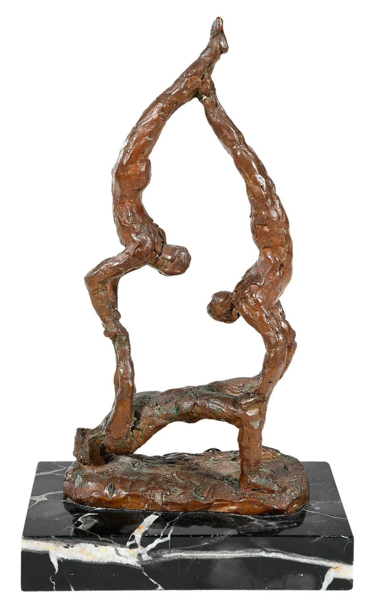 Malvina Hoffman, Three Acrobats, patinated bronze