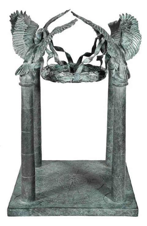 Raymond Kaskey, WWII Monument, patinated bronze