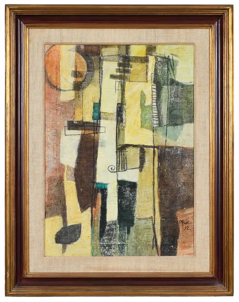 Afro Basaldella, Untitled, 1952, oil on canvas