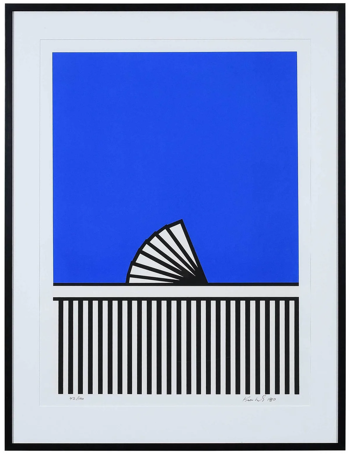 Nicholas Krushenich Silkscreen, Kennebunkport, 1980, silkscreen