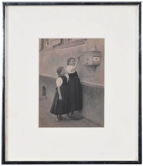 Alfred Stieglitz, The Letter Box, platinum print