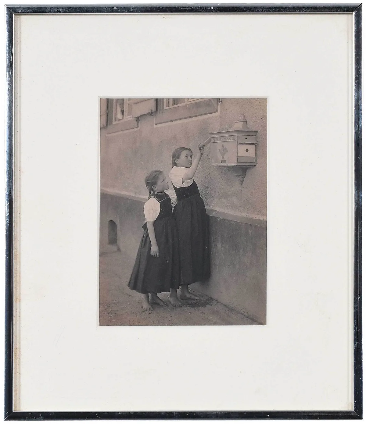 The Letter Box by Alfred Stieglitz, platinum print, sold Oct 2022