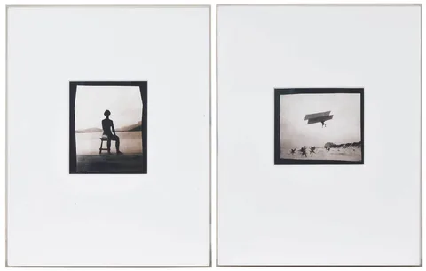 Ruth Thorne-Thomsen, Two Works from the Expedition Series: Bi-plane, 1980, gelatin silver print