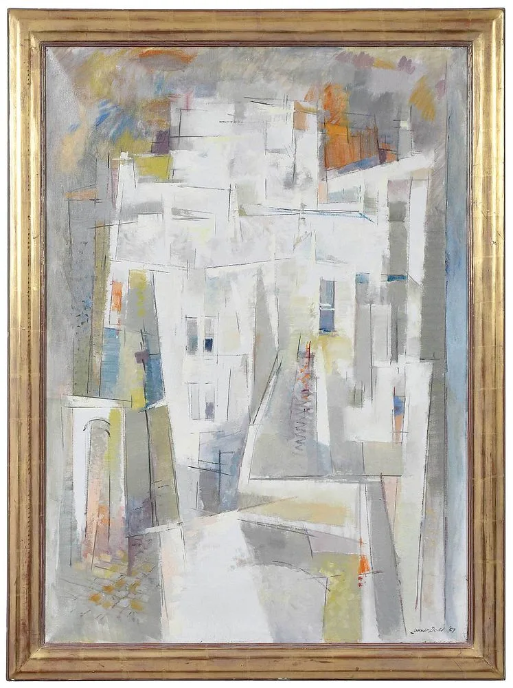 Lamar Dodd, Italian Sunlight, oil on canvas