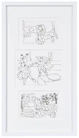 Richard Jolley, Three dog drawings