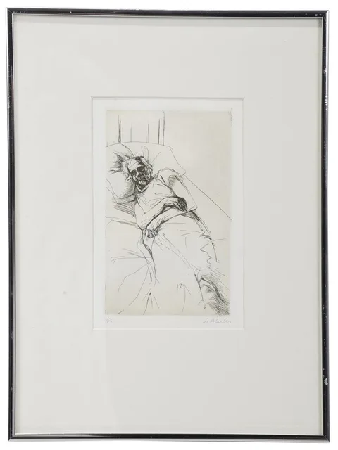 Sigmund Abeles, My Father, drypoint etching