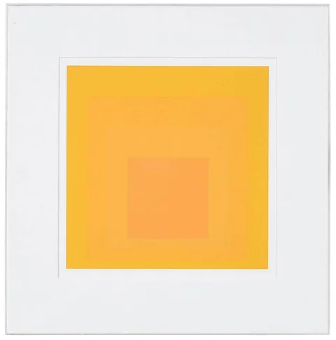 Josef Albers Screenprint, 1970, 1970, screenprint on German Etching paper